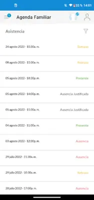 Agenda Familiar android App screenshot 1